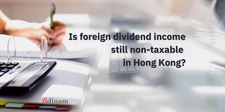 foreign dividend income distribution taxable hong kong fsie
