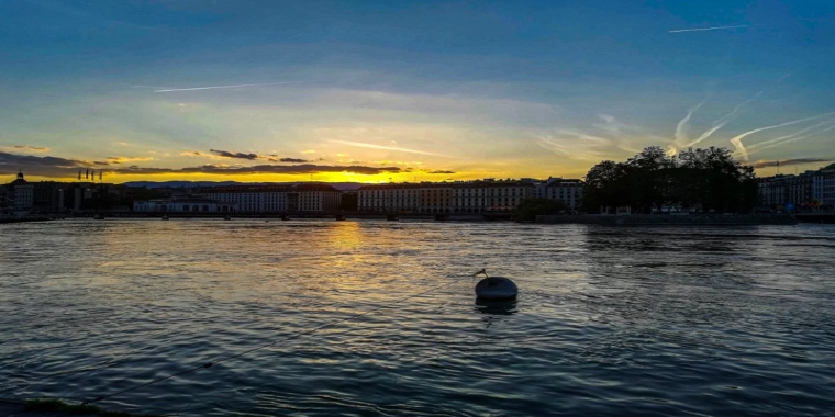 A lake view of Geneva lake, where Fidinam has an office