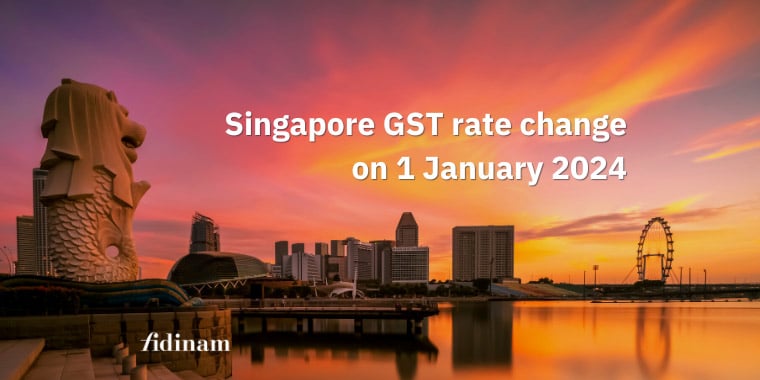 singapore gst rate change 2024