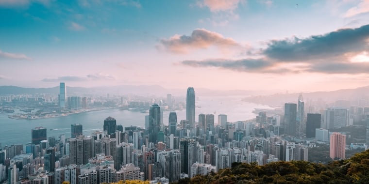 Hong Kong skyline seen from above, learn how the Government supports companies